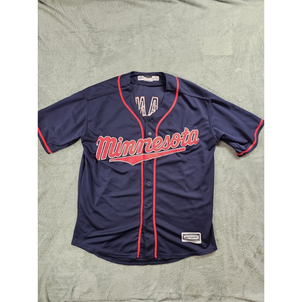Minnesota Twins Majestic Jersey Size Large Blue MLB #22 Sano